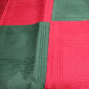 Holiday Table Linen Set Red Laura Tablecloth With 2 Red 2 Green Place Mats